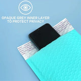 10/50Pcs Blue Poly Bubble Mailers Padded Envelopes Bulk Bubble Lined Wrap Polymailer Bags for Shipping Packaging Maile Self Seal