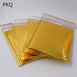 20PCS  Gold Padded Shipping Envelope Metallic Bubble Mailer Gold Aluminum Foil Gift Bag Packing Wrap