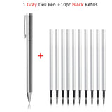 Xiaomi Deli Metal Gel Pen Rollerball Caneta ручка Ballpoint 0.5MM Signing Pens for Office Students Business Stationary Supplies