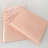 25PC Pink Poly Bubble Mailers Padded Envelopes Bulk Bubble Lined Wrap Polymailer Bags for Shipping Packaging Maile Self Seal