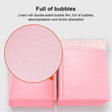 10/20Pcs Pink Poly Bubble Mailers Padded Envelopes Bulk Bubble Lined Wrap Polymailer Bags for Shipping Packaging Maile Self Seal