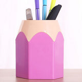 Creative Pen Vase Pencil Pot Makeup Brush Holder Stationery Desk Tidy Plastic Desk Organizer Container School Office Supplies